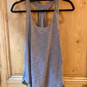 Lululemon Gray Razorback Tank